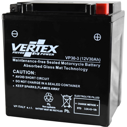 Vertex Gel Battery For CFMOTO ZForce 800 EX i EPS 2017 - 2018 code YIX30L-BS 